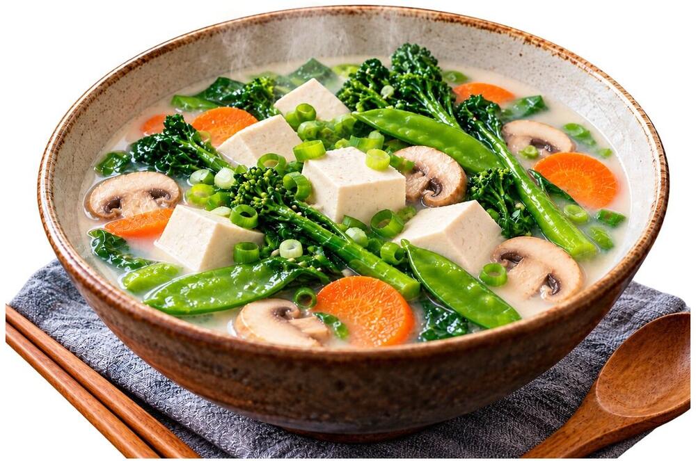 Vegetable Bean Curd Soup